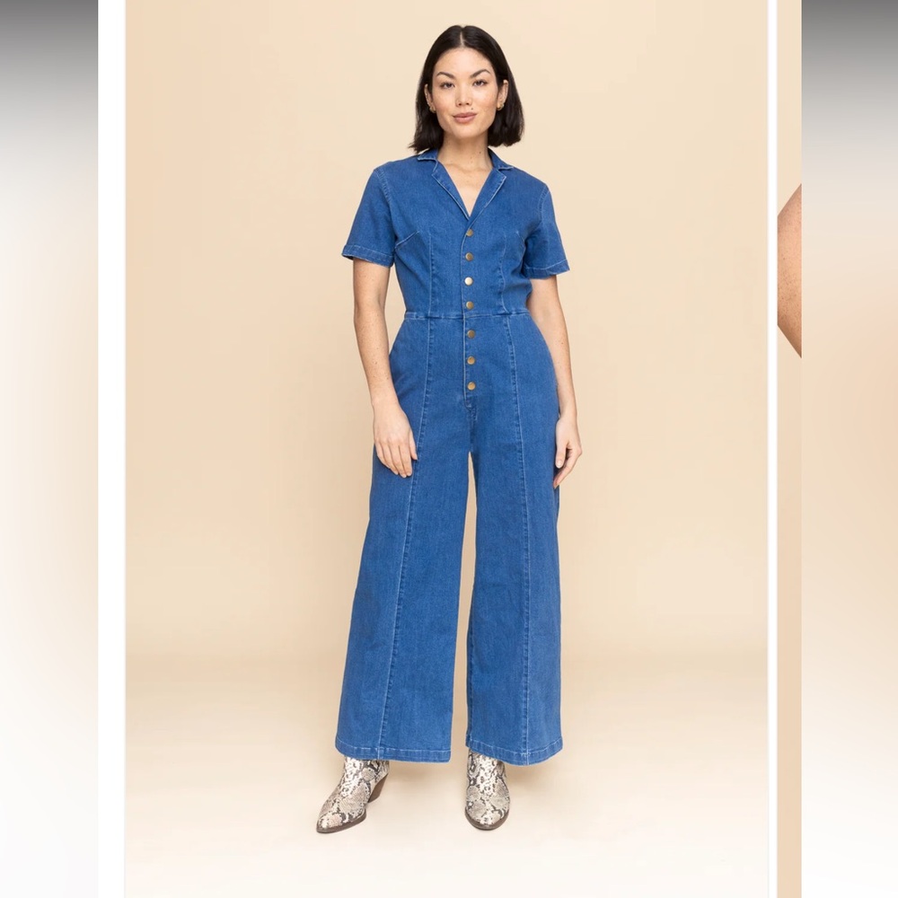 Mixed by Nasrin Denim Jumpsuit
